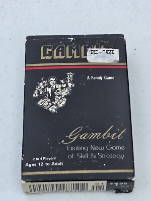 Gambit 1986 Family Card Game Vintage Ramco NEW OPEN RARE