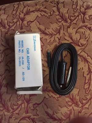 Emerson JA-258 Part 70-2023 Car Adaptor 12V  NOS In Original Box