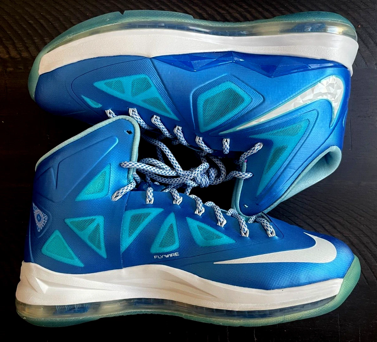 Lebron 10 top blue diamond