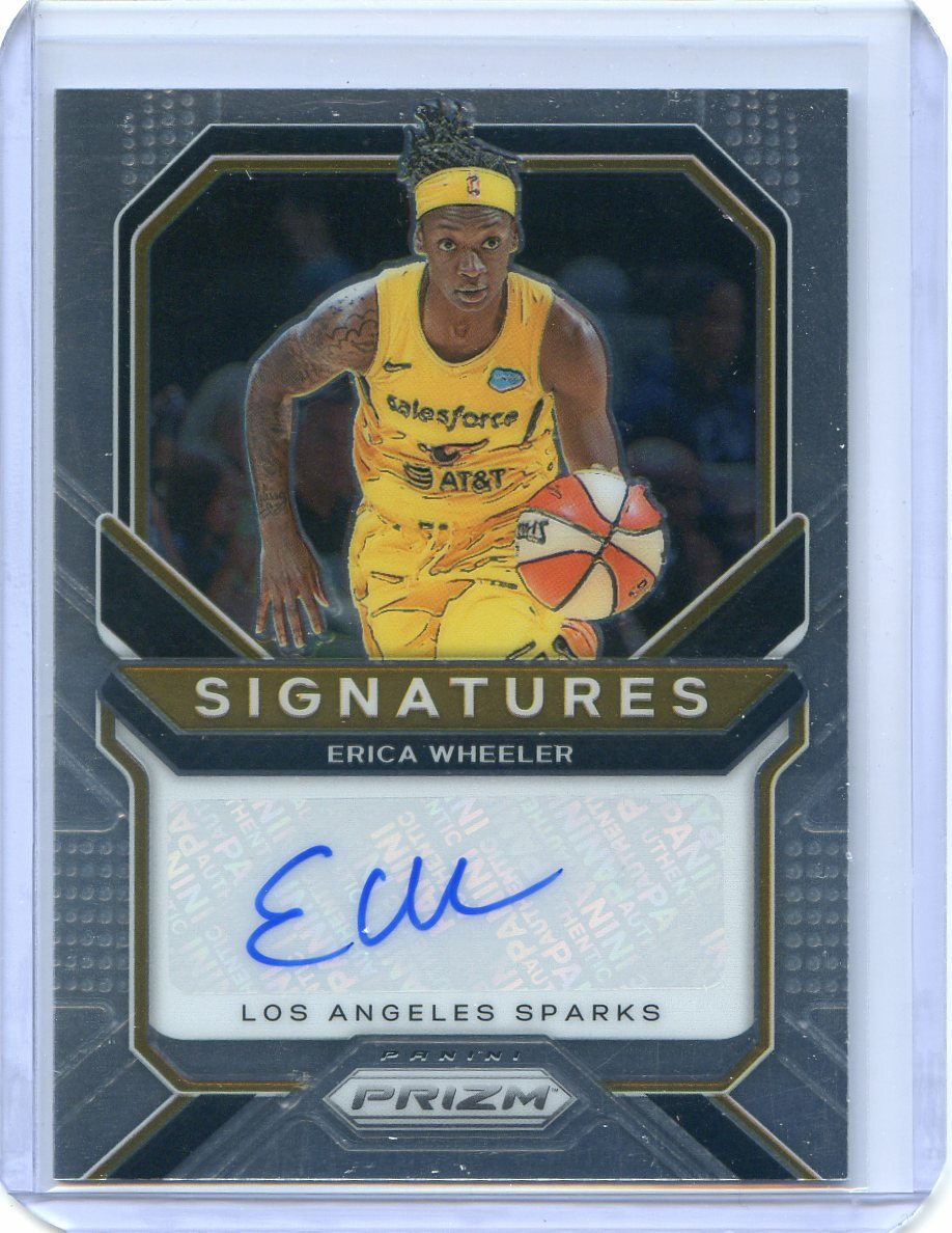 2021 Panini WNBA Prizm ERICA WHEELER Signatures Auto Autograph SG