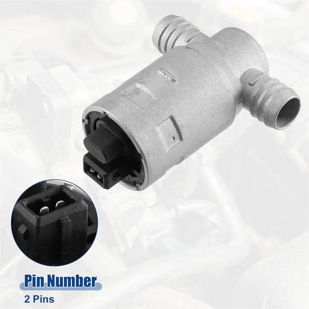 13411433627 Idle Air Control Valve Silver Tone For BMW 318i 1991