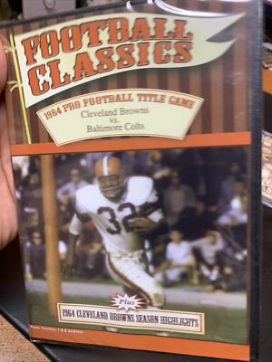 1964 Pro Football Title Game Browns vs Baltimore Colts Football Classics DVD NEW