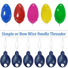 Needle Threader Hand/Sewing Machine Threading Stitching Clothes Embroidery