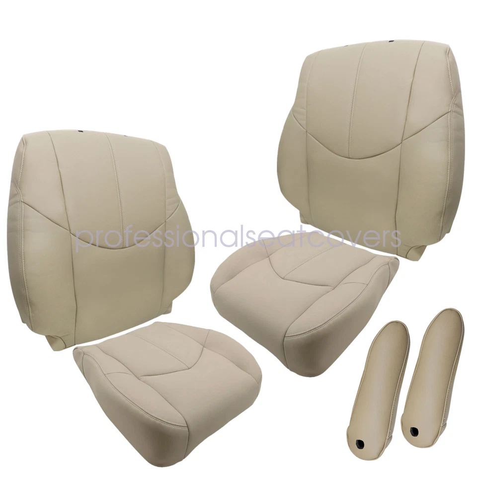 Driver & Passenger Bottom & Top & Armrest Seat Cover For Lexus RX300 1999-2003 - Image 3 of 4