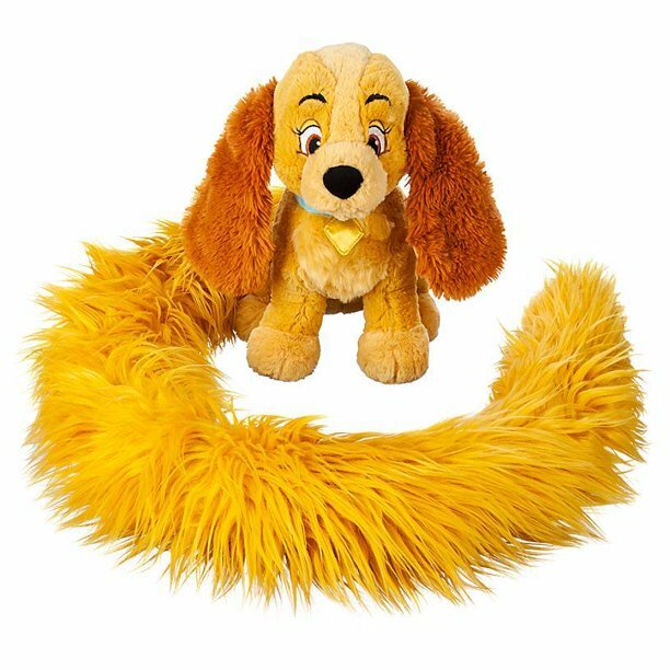 Lady and the Tramp Plush Toy Large 12 inches Giant Tail . Super Lady and the Tramp Plush Toy Large 12 inches Giant Tail . Super