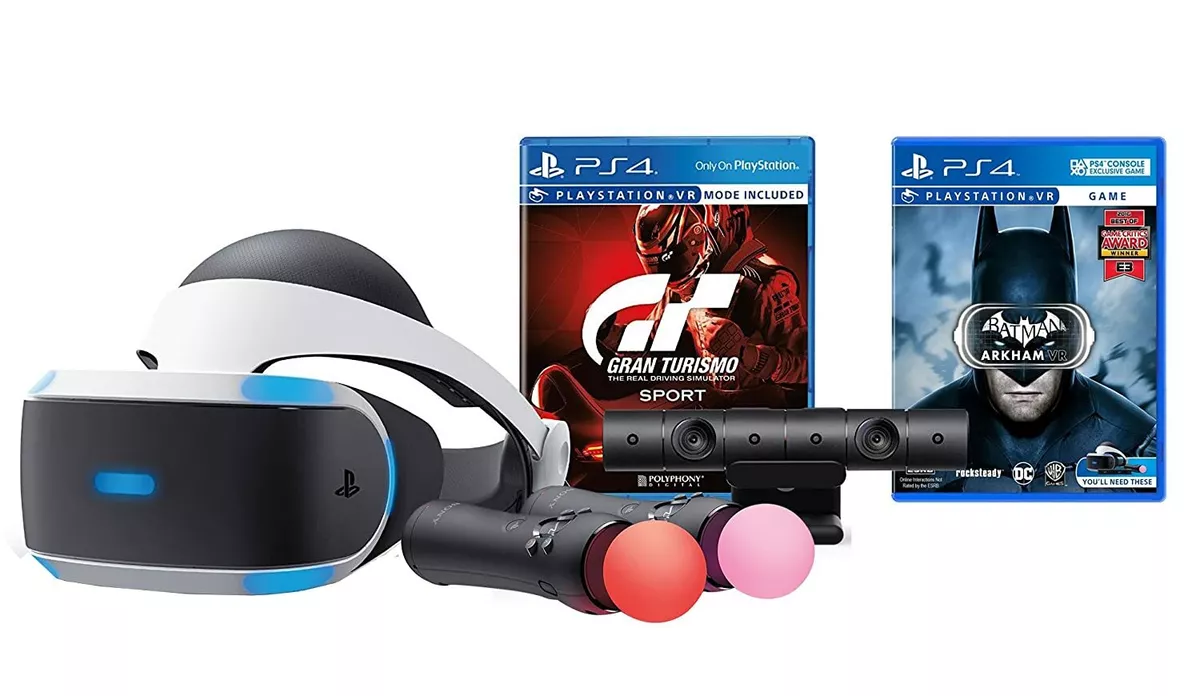 Sony 4 VR Bundle, Gran Turismo + Batman PS4 Move Controller 711719513742 | eBay