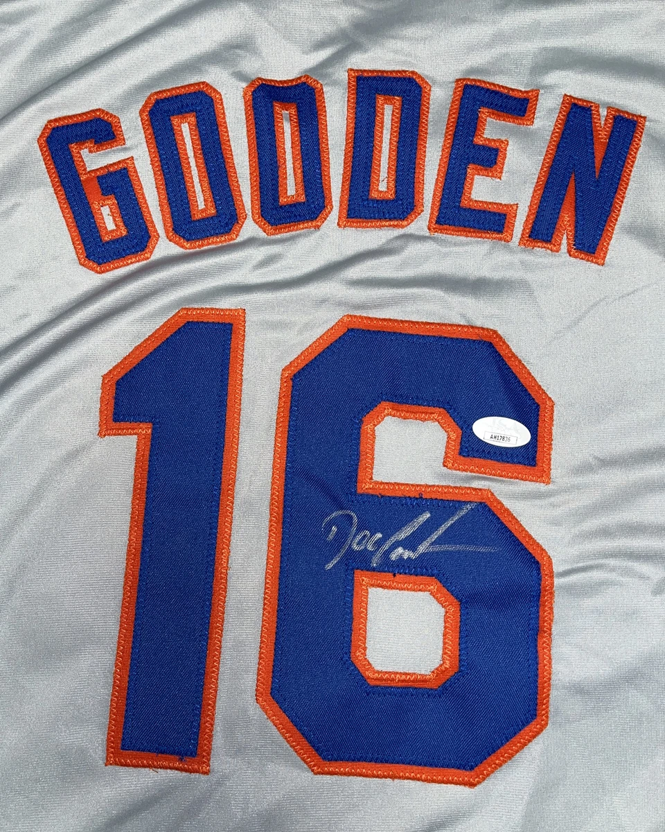 Dwight Doc Gooden signed New York Mets jersey COA w/ Exact Proof JSA