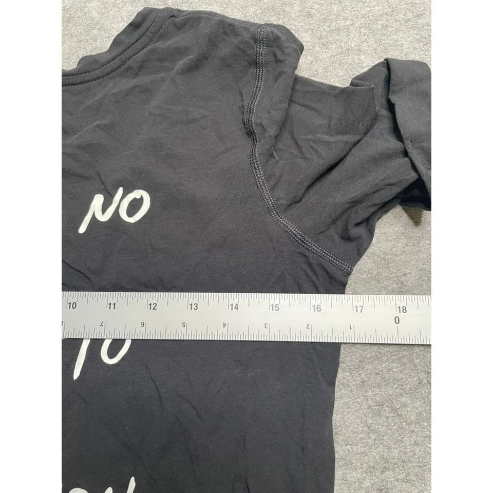 Camiseta Lululemon Preta Citação Motivacional Treino Atlético - Imagem 4 de 4