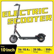25MPH Speed 10inch Scooter, Dual Suspension, 10.4Ah - Top Birthday Xmas Pick