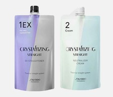Shiseido Crystallizing Straight Straightener Perm EX1  Neutralizing Cream set