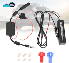12V Car Antenna Booster Stereo FM AM Radio Signal Amplifier Amp