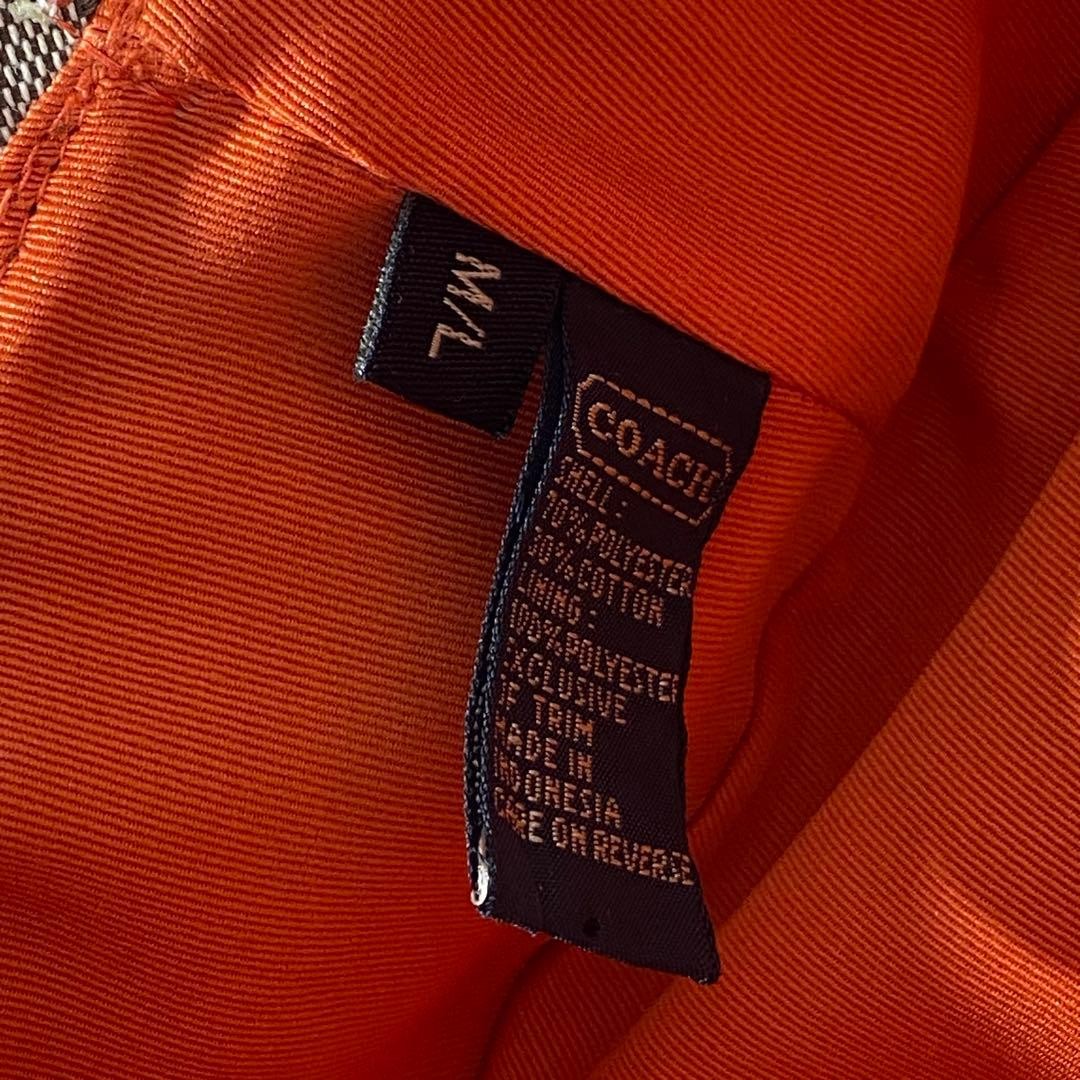 Coach Signature Jacquard Bucket Hat Women's Fashion Accessory Auth thumbnail 16