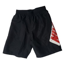 Nike Kids Black Athletic Shorts Boys Medium Big Logo Size M 137 147cm