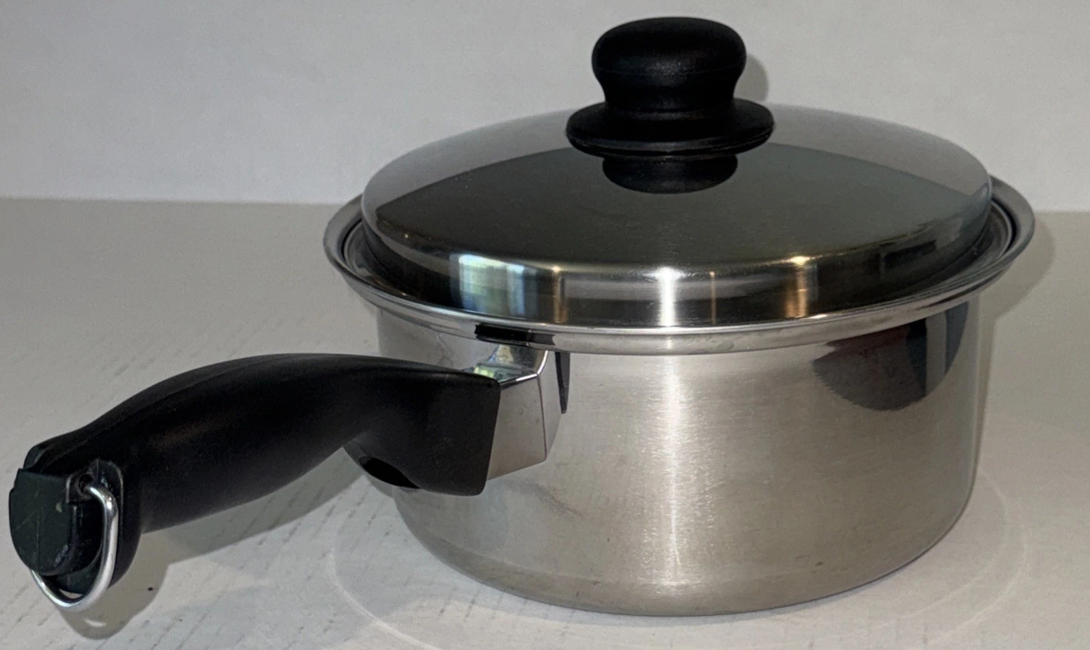 Cutco 3 qt Sauce Pan 8.75" 5-Ply Aluminum Core Stainless Steel Made in USA EUC