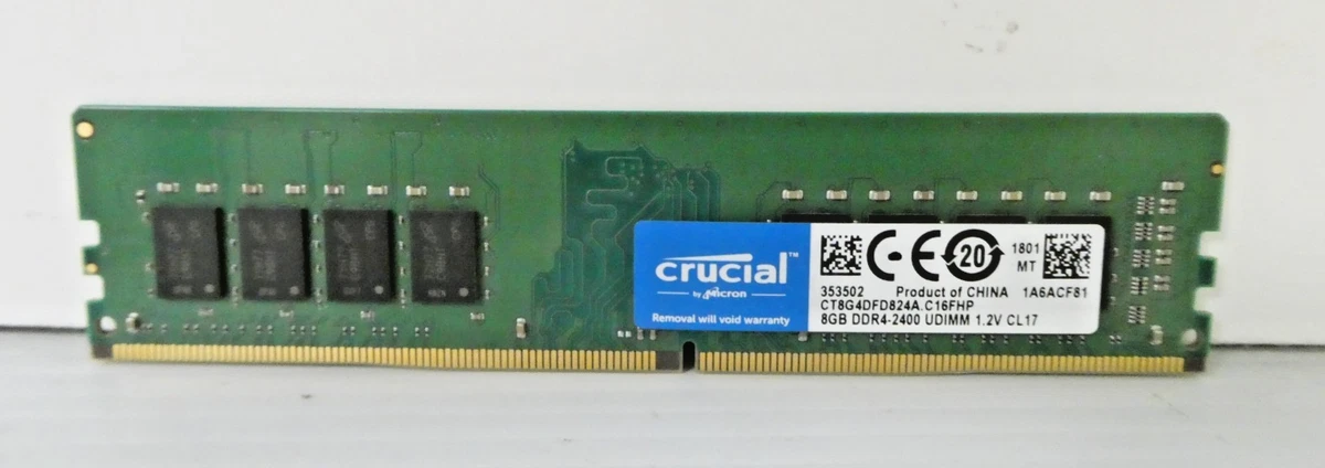 Crucial DDR4 SDRAM 8 GB Total Capacity Memory (RAM) for sale | eBay