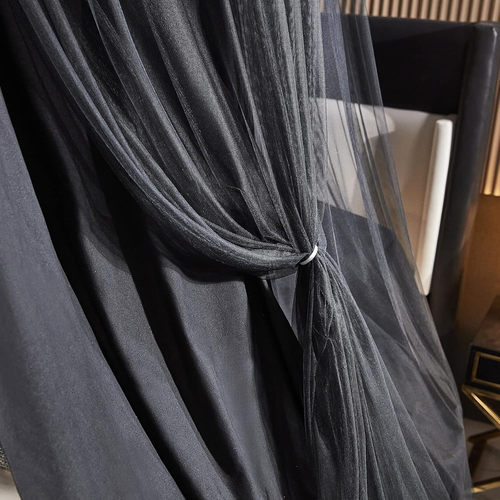 Luxurious Bed Canopy for Girls & Adults - Double Layer Princess Canopy with Lace - Picture 6 of 9