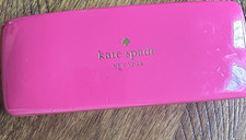 kate spade new york Pink/Orange Hard Case for Glasses/Sunglasses Eyes Print
