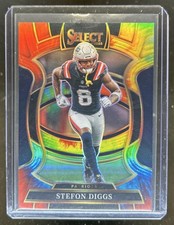2025 Panini Select Stefon Diggs Concourse Tie-Dye Prizm #/25 Patriots