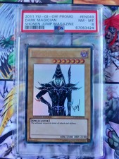 PSA 8 Dark Magician JUMP-EN049 2011 Yugioh Shonen Jump Magazine Ultra Rare Promo