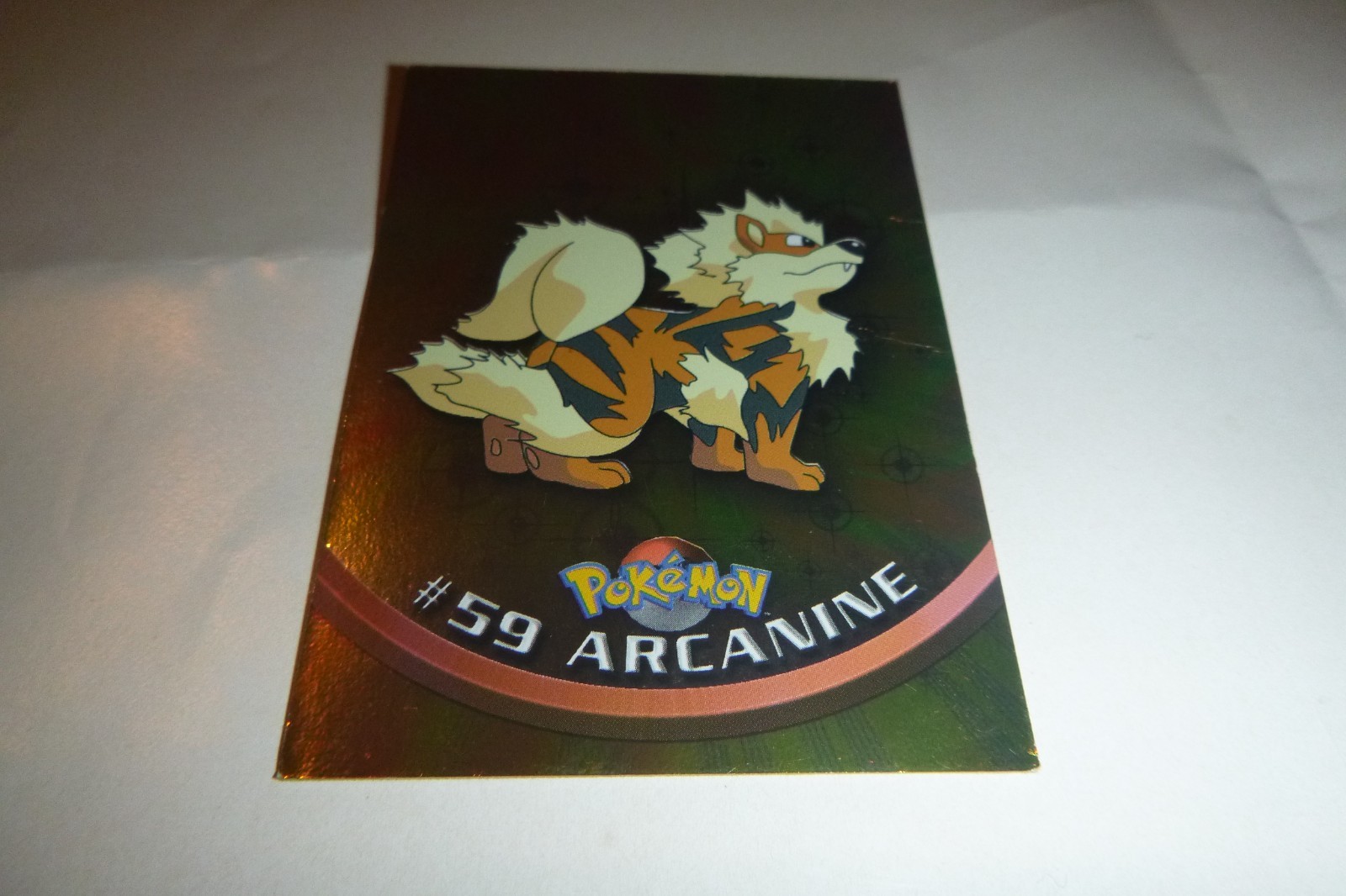 1999 Topps Chrome Pokemon Card Arcanine #59 Holo HP Tv Animation