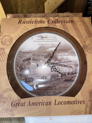 #ad union pacific clock Great American Locomotives $32.00