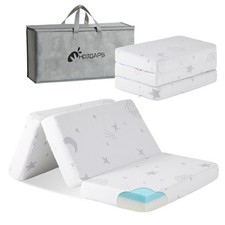 Pack and Play Mattress for Baby Toddlers, Pack N Play Mattresses with Carry B...