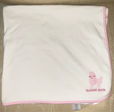 Vintage Gymboree Tickled Pink Poodle Pretty Baby Blanket Puppy Dog 2008 Nice