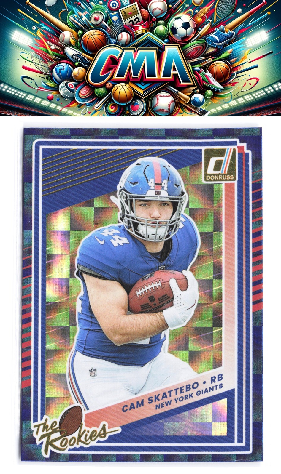 2025 Donruss #19 Cam Skattebo The Rookies