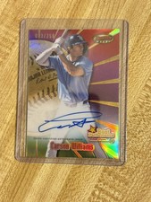 2025 Bowman's Best Carson Williams Performance Auto /250 Rays Tampa Bay