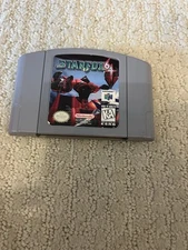 Vintage 1996 Nintendo 64 N64 Starfox 64 Video Game Pak Cartridge Tested