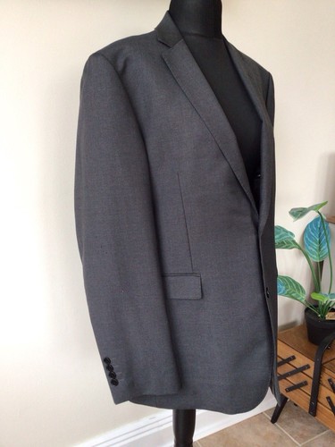 LANIFICIO F.LLI CERRUTI DAL 1881 PRESTIGE SLATE GREY WOOL SUIT CHEST 44 WAIST 36 - Picture 2 of 18