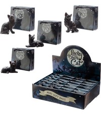 1 X Random LUCKY BLACK CAT FIGURE With Gift Bag. Mother's Day. Birthday. 