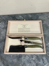 Laguiole Jean Dubost Cheese Knife 3pc set France