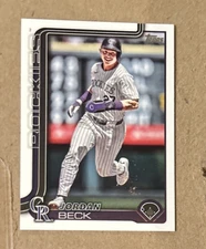 2025 Topps Series 1 #139 Jordan Beck Colorado Rockies
