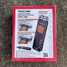 Tascam DR-08 Registratore digitale portatile compatto (nero)