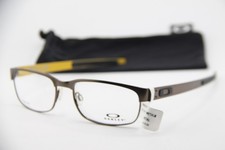 NEW OAKLEY OX5038-1257 METAL PLATE MATTE GUNMETAL AUTHENTIC EYEGLASSES 57-18
