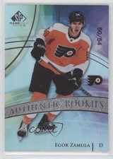 2020-21 Upper Deck SP Game Used Authentic Rookies 50/54 Egor Zamula #133 k2t