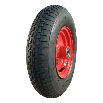 Komplettrad 4.80/4.00-8 V-6635 KINGS TIRE Serie 51 Stahl rot