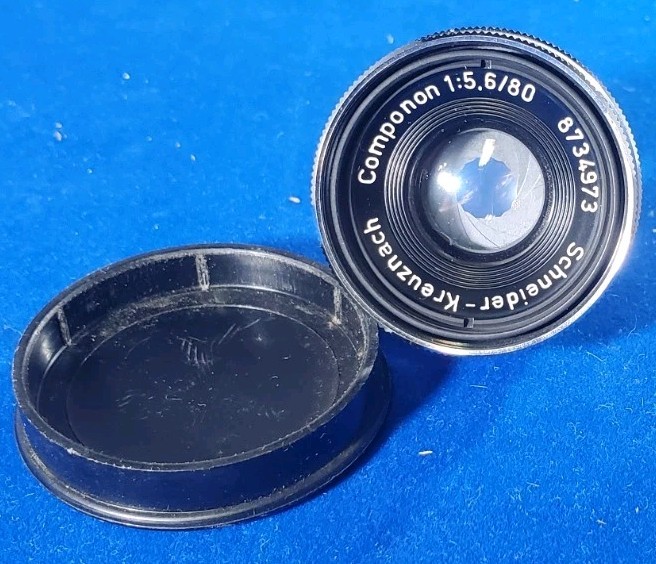Schneider-Kreuznach Componon 80 mm /5.6 Enlarging Lens Germany Box Clean Optics