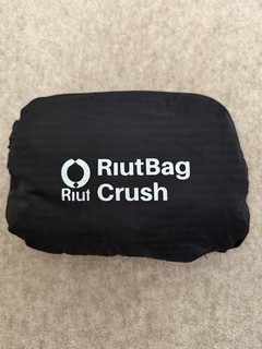 RiutBag Crush 2018 Black Light Compact Secure Backpack 10L Excellent Condition