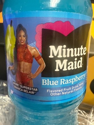 WWE Blanca Belair  Edition Minute Maid Blue Raspberry  Bottle 20 fl oz     