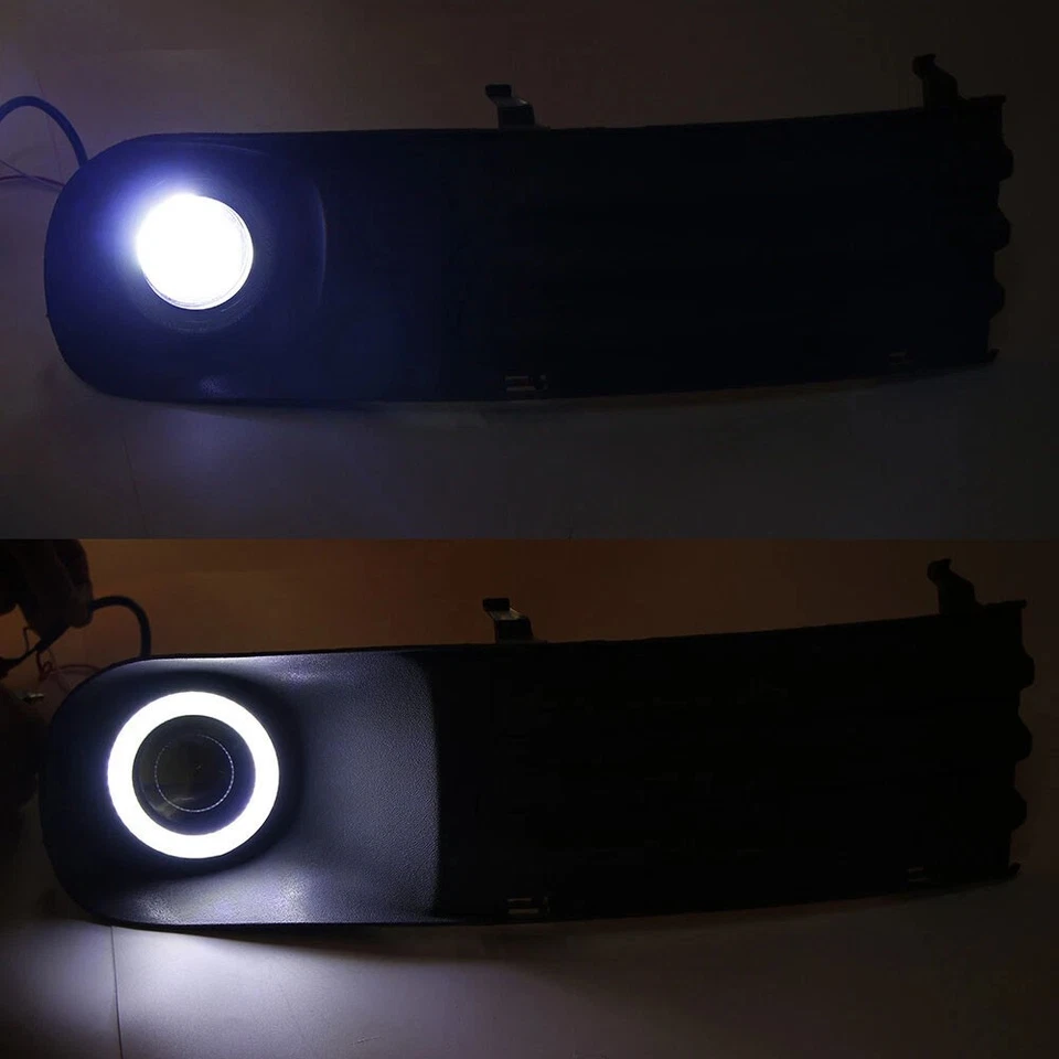 Fog Driving Grille Light+Harness FrontTransporter 2003-2009 2pcs Kit For VW T5 θ - Image 4 of 4