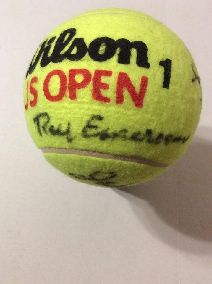Pelota de tenis Wilson 1 US Open grande de gran tamaño firmada por John Mcenroe + 5 OTROS Foto 2 de 4
