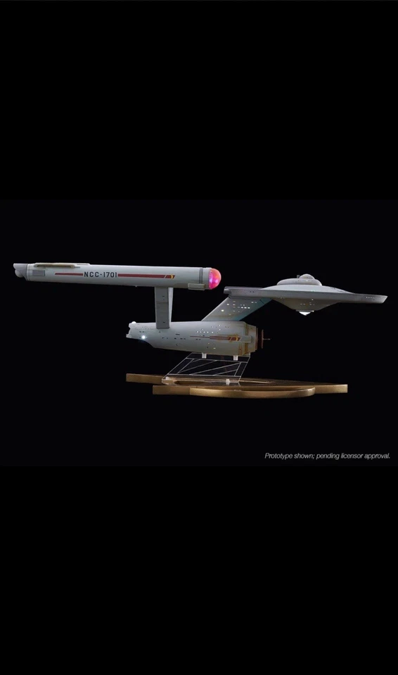 Tomy Star Trek TOS USS Enterprise NCC-1701 1/350 Scale Die Cast Metal NEW IN BOX - Image 2 of 4