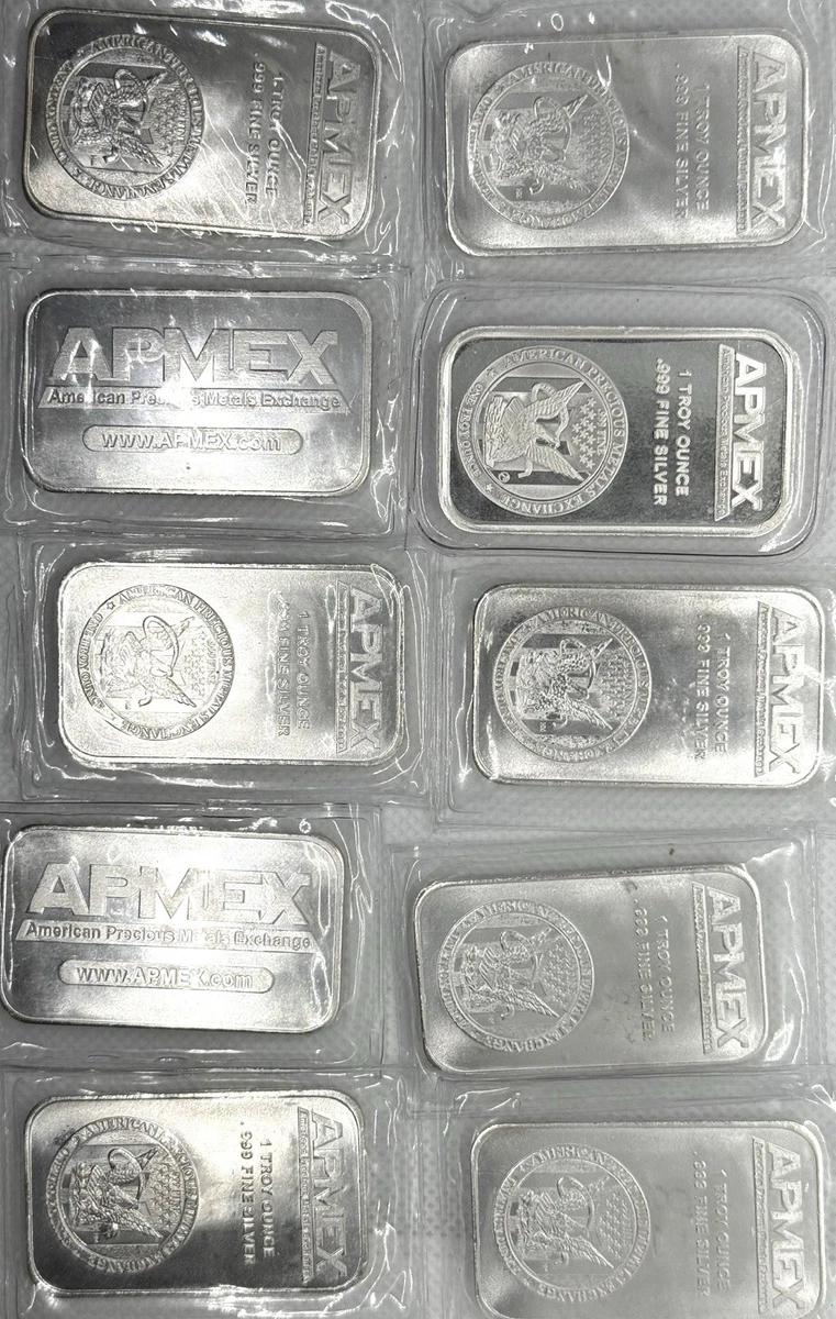 APMEX 10 oz Silver Bullion Bars & Rounds for sale | eBay