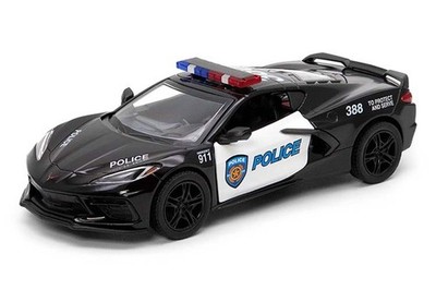 Kinsmart - 1:36 Scale Model 2021 Corvette Police Edition (BBKT5432DP)