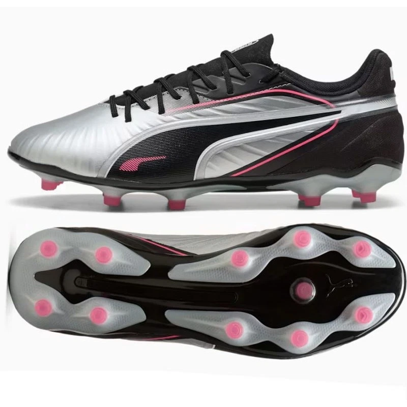 Puma King Match FG AG 108315 02 Scarpe da calcio grigio