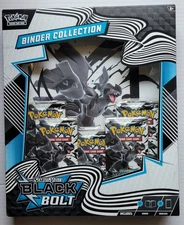 Pokemon TCG Scarlet and Violet Black Bolt Binder Collection NEW! 10-10039-120