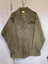 Vtg 1974 US Army Men's OG-107 Cotton Sateen Utility Shirt 8405-782-3019 16.5x32