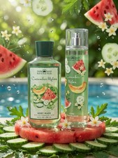 NEW Bath and Body Works Cucumber Melon Body Wash and Fragrance Mist